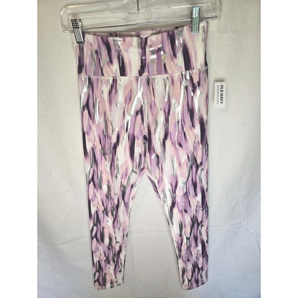 Old Navy Active Girls Sz XL (14-16)Powersoft High Rise Athletic Leggings Pink